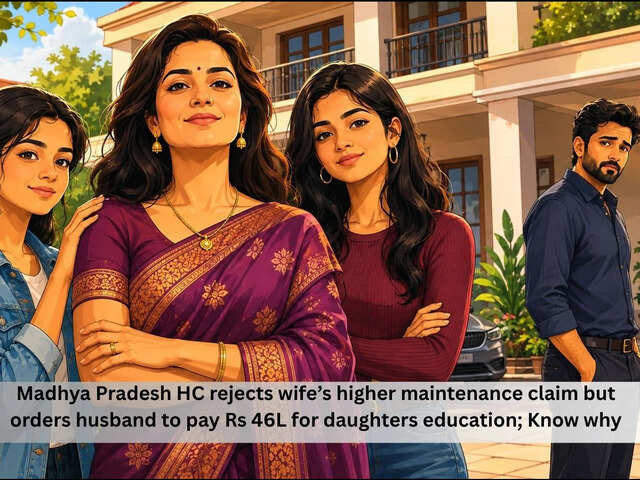 Wife sought higher maintenance citing husband&rsquo;s wealth; High Court rejects plea but orders Rs 46 lakh for daughters' education