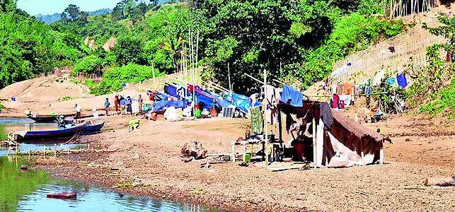 Amid fresh fighting, 1,500 more from Myanmar take refuge in Mizoram